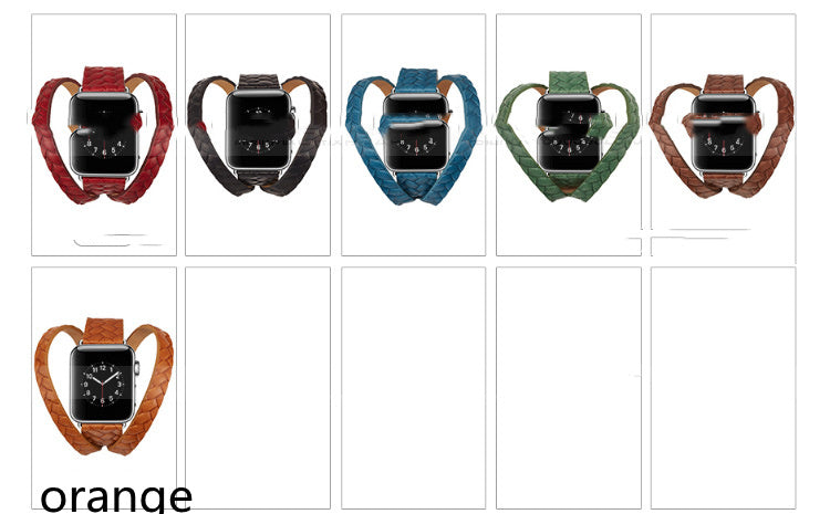 Leder Armbanduhr mit Blattmuster – Vintage-Design & atmungsaktives Band