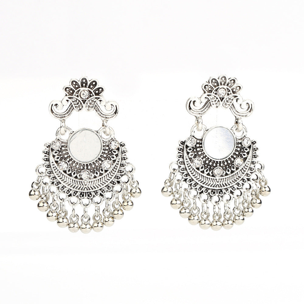 Glocken Quasten Ohrringe – Vintage Diamant Ohrhänger