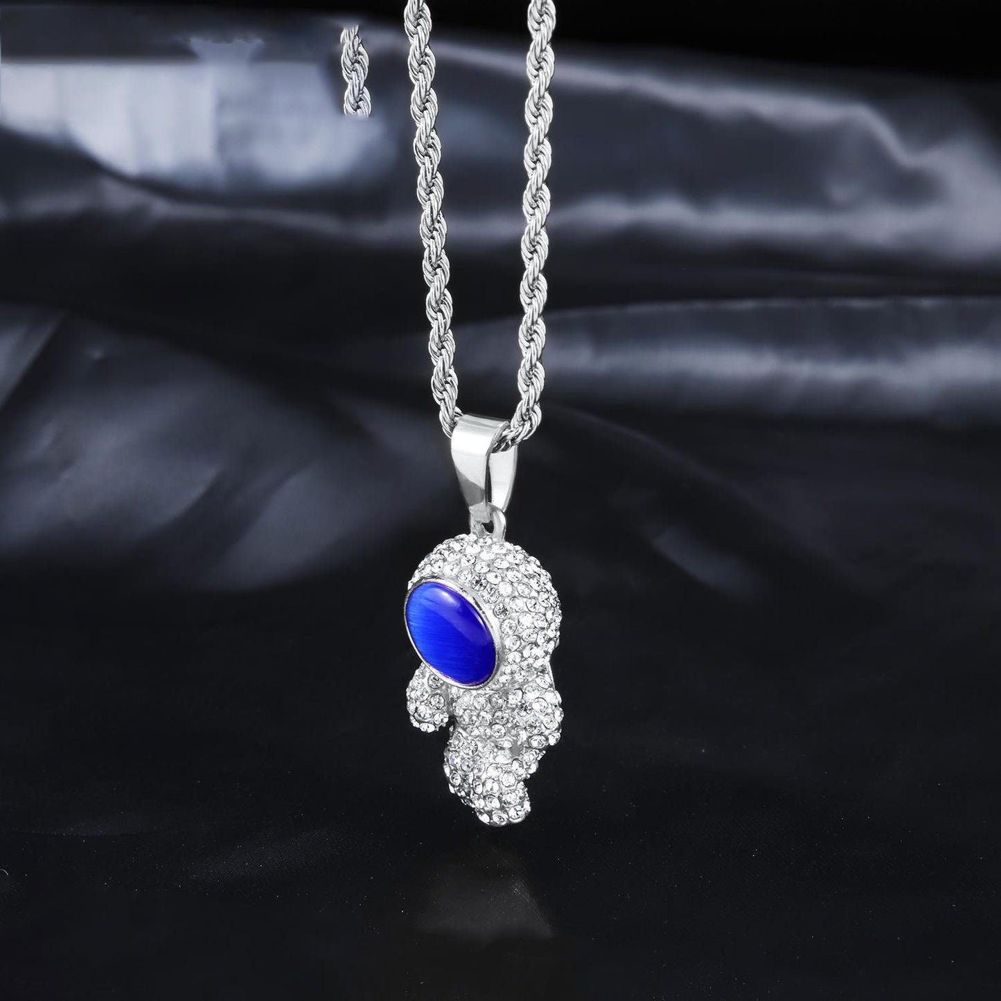 Wandernde Erde Anhänger-Halskette