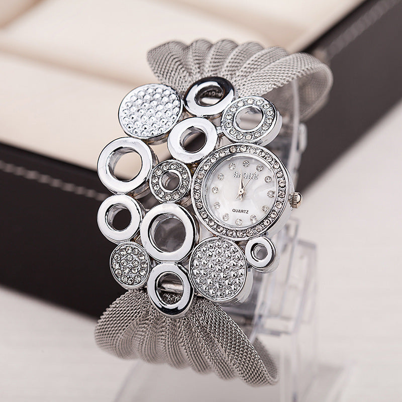 Diamond Mesh Belt Ladies Watch