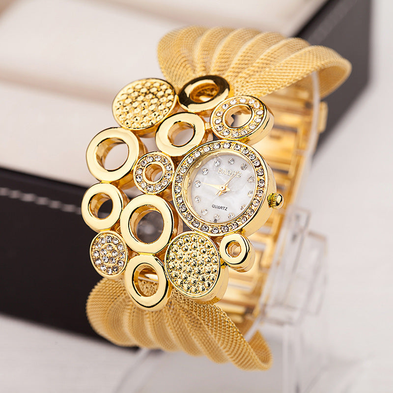 Diamond Mesh Belt Ladies Watch