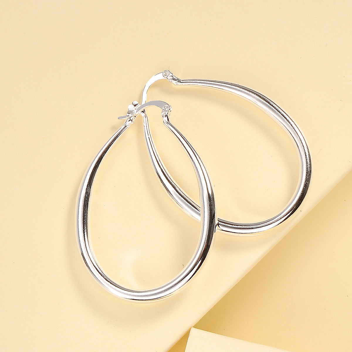 Geometrische Ovale Ohrringe – Moderne Damen Ohrringe