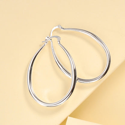 Geometrische Ovale Ohrringe – Moderne Damen Ohrringe