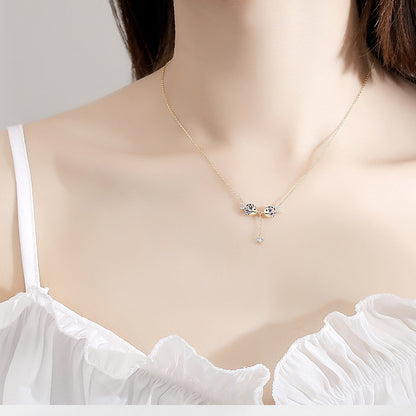 Zirkonia Halskette – Elegante Damen Halskette mit funkelnden Zirkonia-Steine