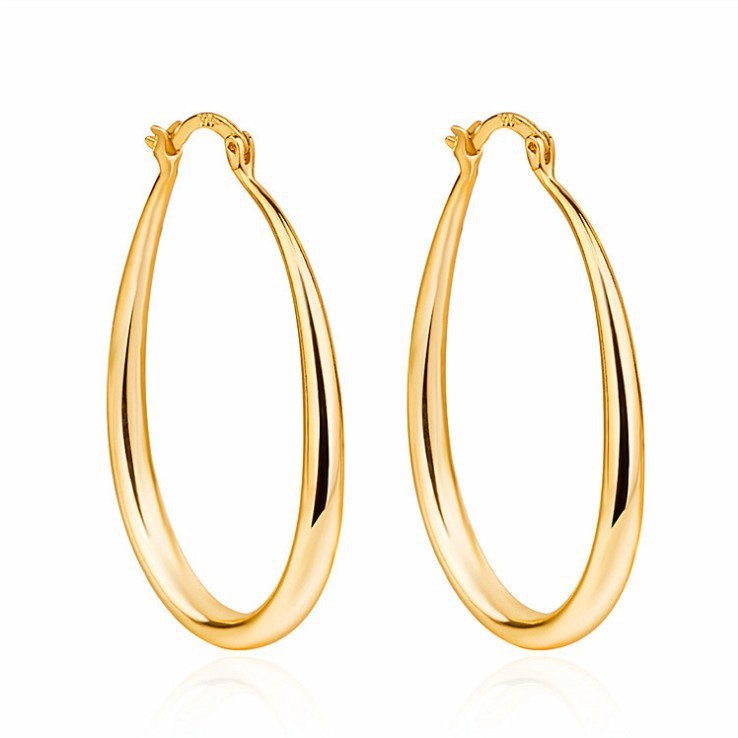 Geometrische Ovale Ohrringe – Moderne Damen Ohrringe
