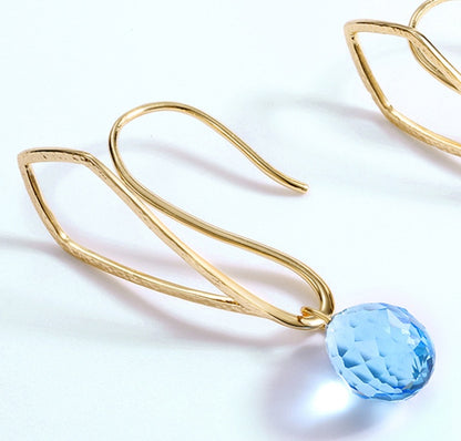 Crystal earrings earrings