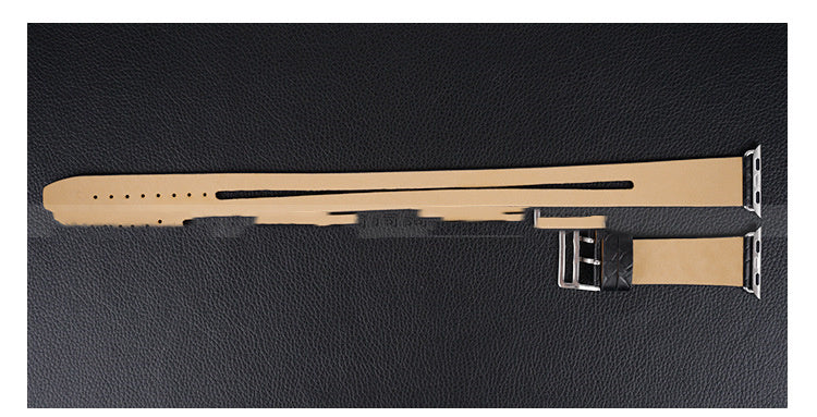 Leder Armbanduhr mit Blattmuster – Vintage-Design & atmungsaktives Band