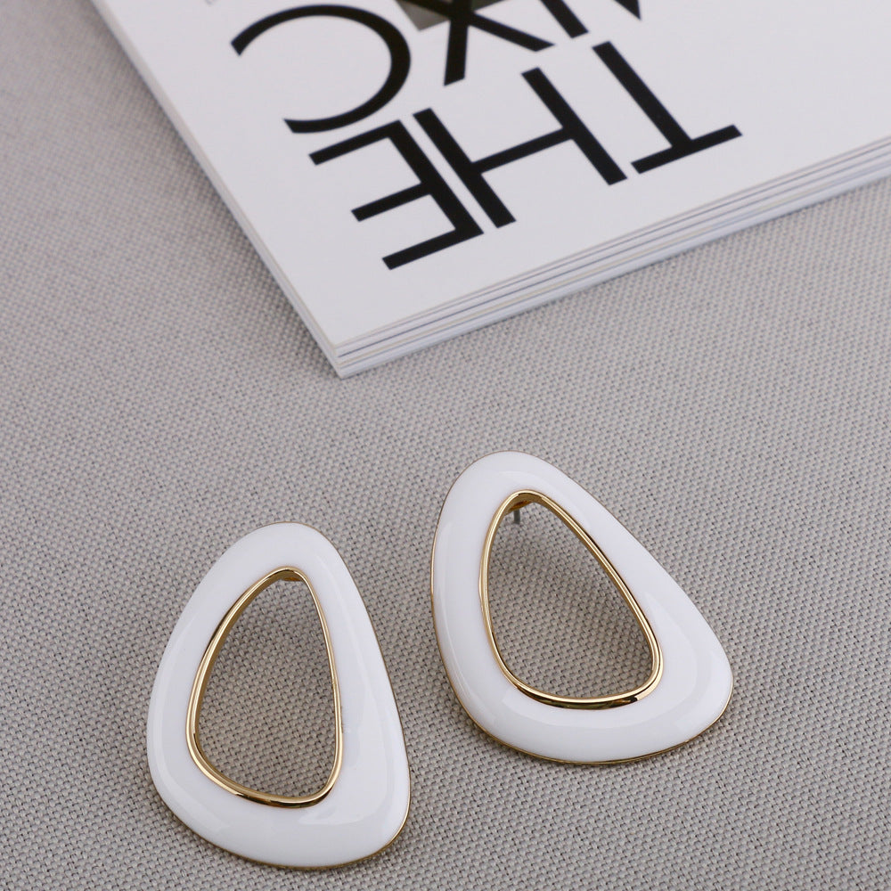 Geometrische Fashion Ohrringe – Moderne Ohrhänger