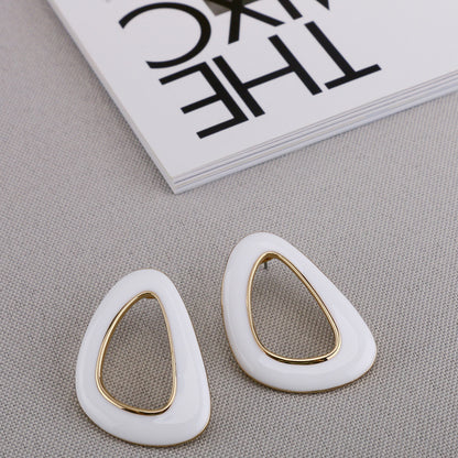 Geometrische Fashion Ohrringe – Moderne Ohrhänger