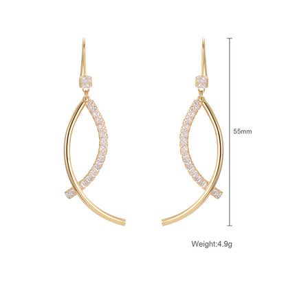 Niche Vintage Earrings Earrings Irregular Earrings