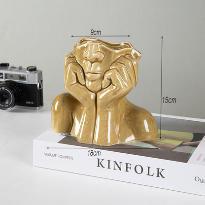 Keramik Vase Deko & Skulptur