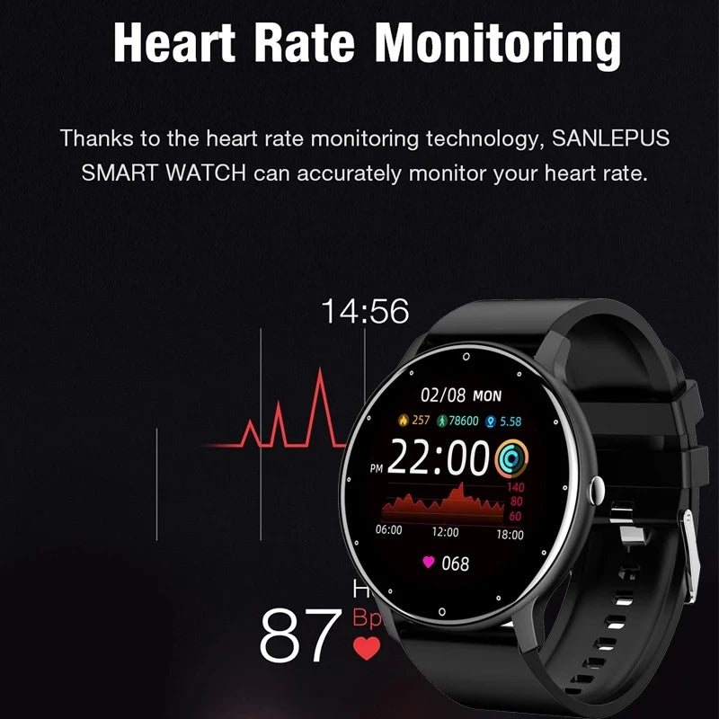 LIGE Smart Watch – Damen & Herren | Fitness, Herzfrequenz, Wasserdicht