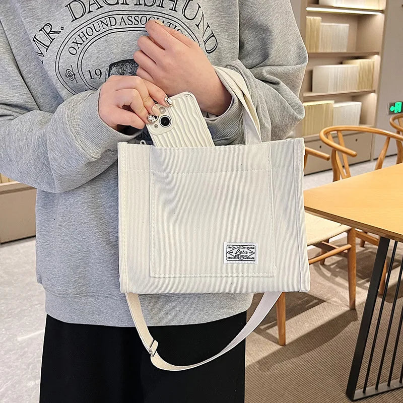 Corduroy Crossbody Tasche – Damen Umhängetasche