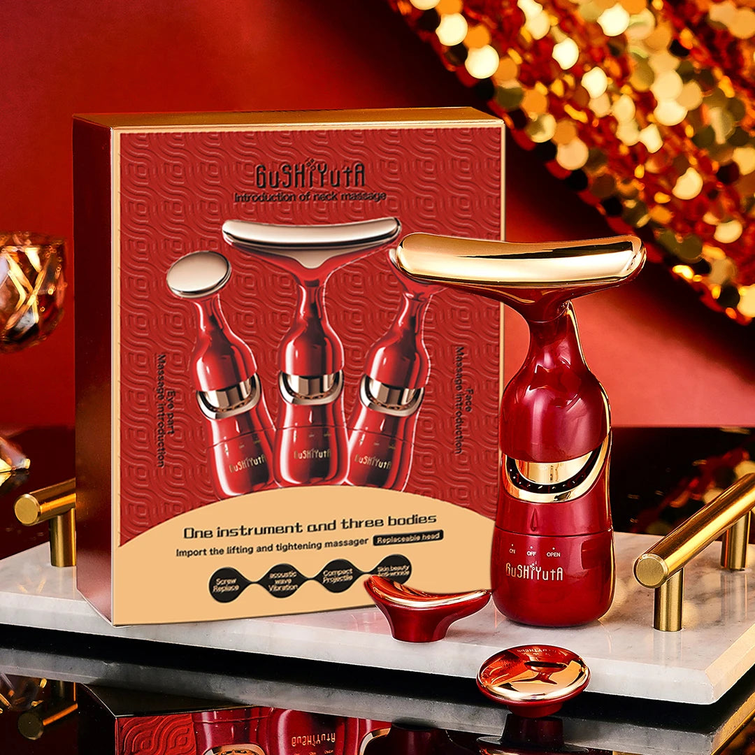 Face Lifting Gerät – EMS Anti-Aging Gesichts & Hals Massagegerät