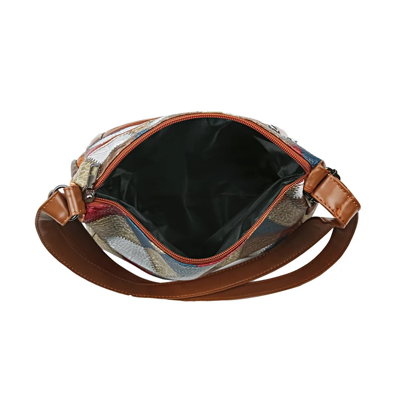Bunte Crossbody Tasche – Damen Umhängetasche Geometric
