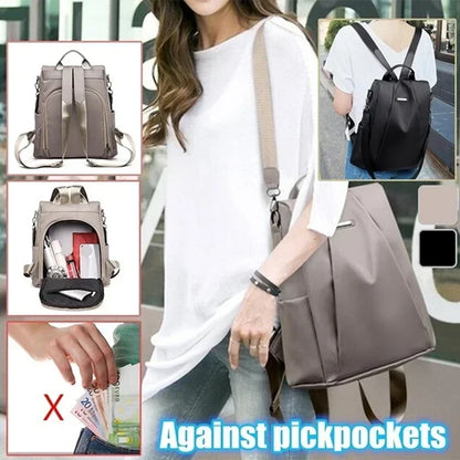 Anti-Diebstahl Rucksack Damen – Luxury Oxford Schulterrucksack