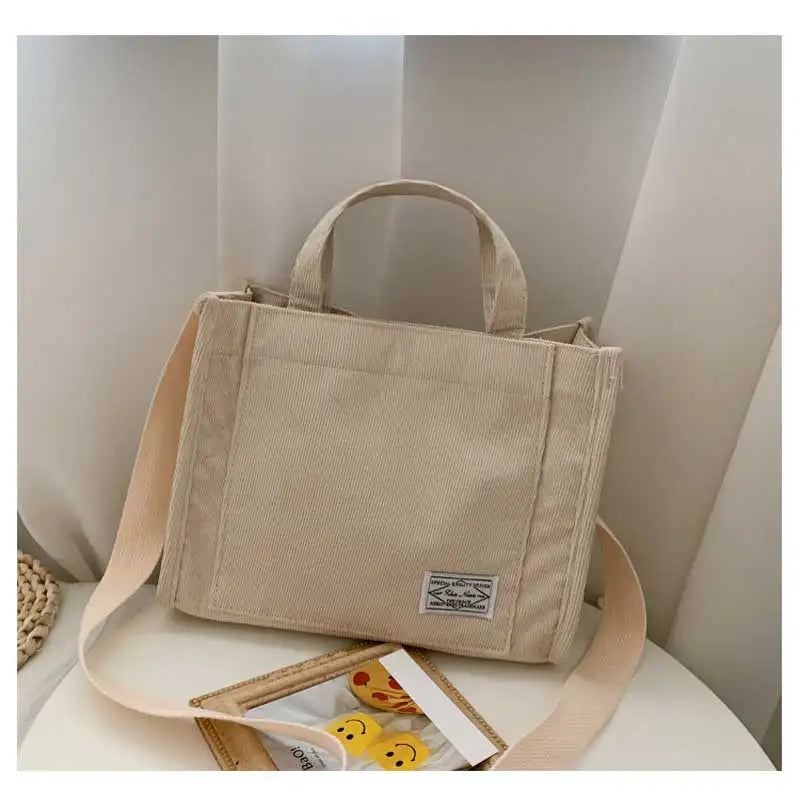 Corduroy Crossbody Tasche – Damen Umhängetasche