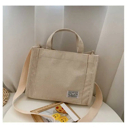 Corduroy Crossbody Tasche – Damen Umhängetasche