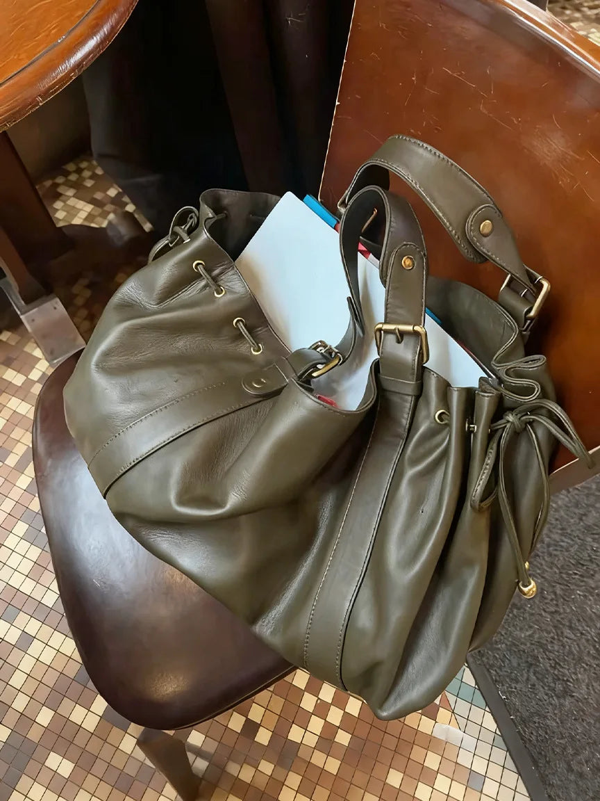 Boston Bag – Damen Crossbody Handtasche Schwarz
