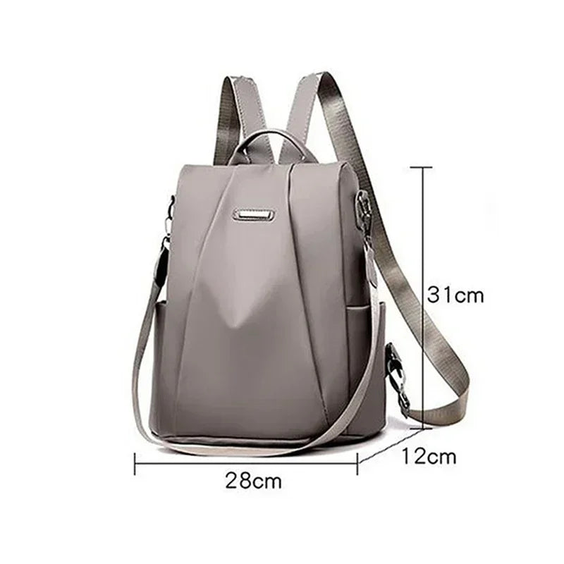 Anti-Diebstahl Rucksack Damen – Luxury Oxford Schulterrucksack