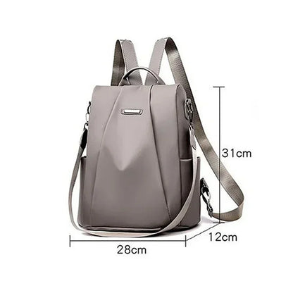 Anti-Diebstahl Rucksack Damen – Luxury Oxford Schulterrucksack