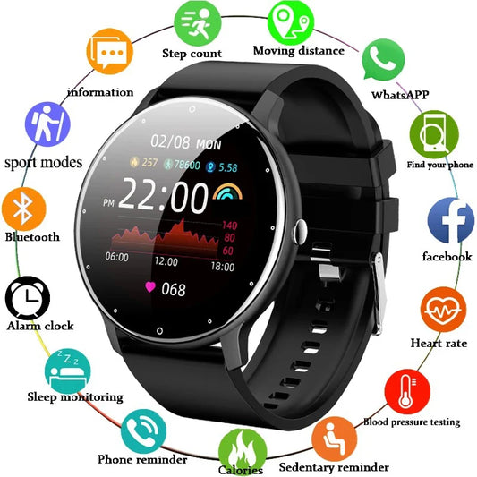 LIGE Smart Watch – Damen & Herren | Fitness, Herzfrequenz, Wasserdicht