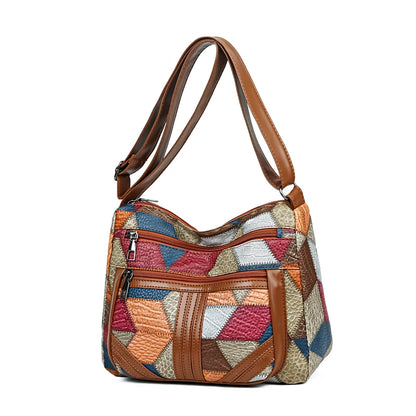 Bunte Crossbody Tasche – Damen Umhängetasche Geometric