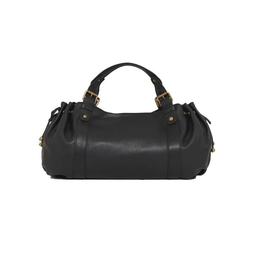 Boston Bag – Damen Crossbody Handtasche Schwarz