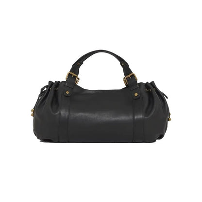 Boston Bag – Damen Crossbody Handtasche Schwarz