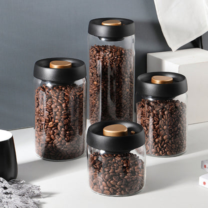 Vakuum-Glasbehälter-Set für Kaffee & Lebensmittel