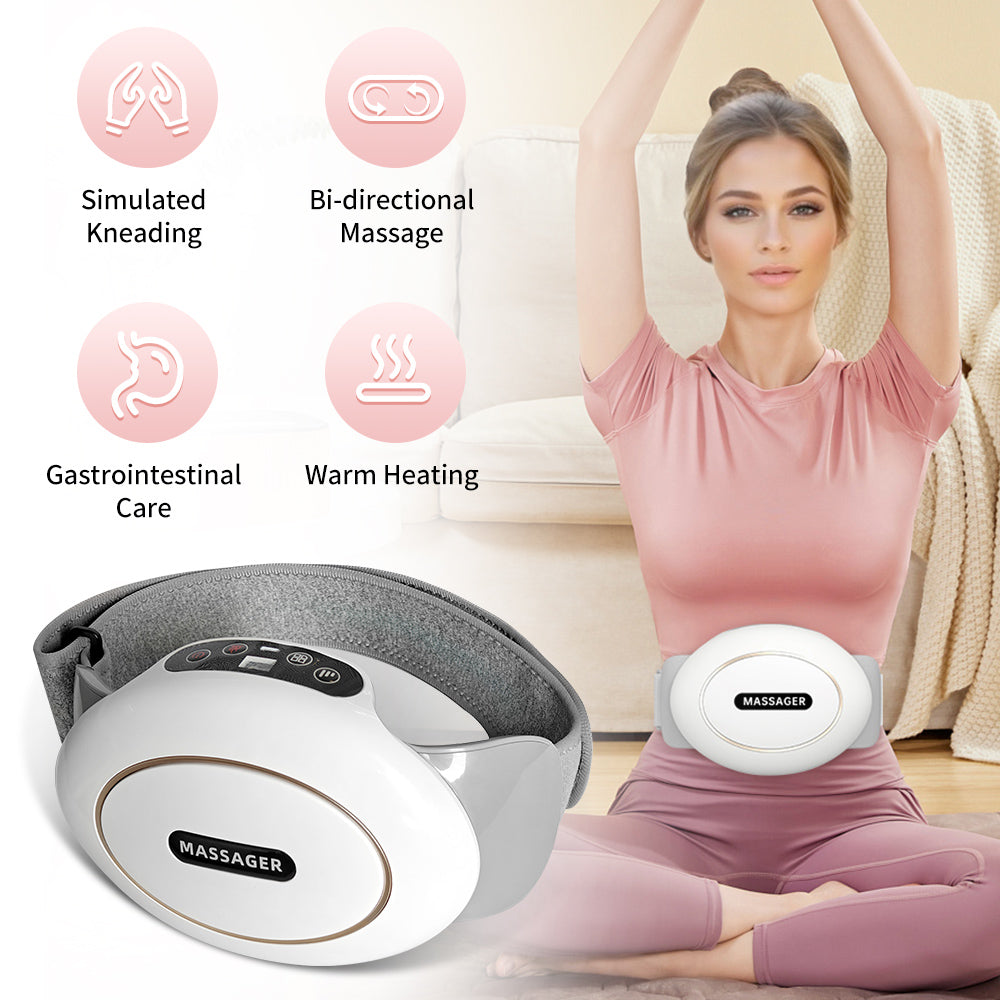 Automatisches Bauchmassagegerät - Vielseitig für Taille, Bauch, Rücken, Nacken und Beine - 3 Modi für Zuhause oder Büro