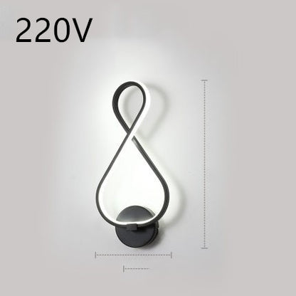 LED Wandlampe Nordic Minimal