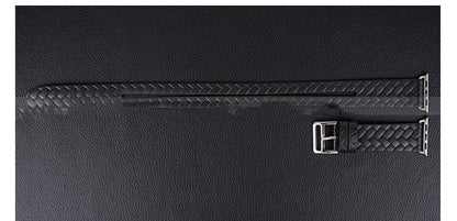 Leder Armbanduhr mit Blattmuster – Vintage-Design & atmungsaktives Band